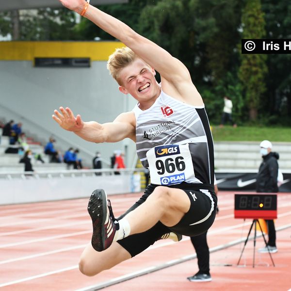 Emanuel Molleker (LG Filder) geht als Führender in den zweiten Tag des U18-Zehnkampfs