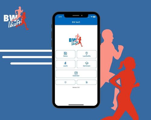 Entdecke neue Laufabenteuer mit der „BW läuft“-App