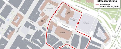 Mitten durch Stuttgart laufen - Streckenplan ist da