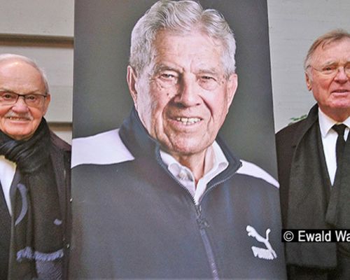 Große Anteilnahme für den „Weißen Blitz“ Heinz Fütterer