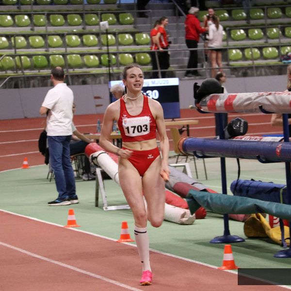 Nelly Sohn (LG Staufen) hier bei den BW Leichtathletik Hallen Finals 2024, Foto: WLV