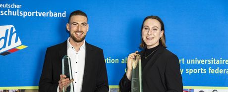 Antonia Kinzel und Jens Mergenthaler sind Hochschulsportler:in des Jahres
